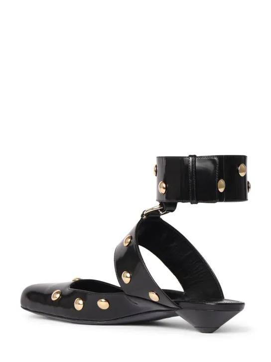 Chloé   20mm Jade leather flats 