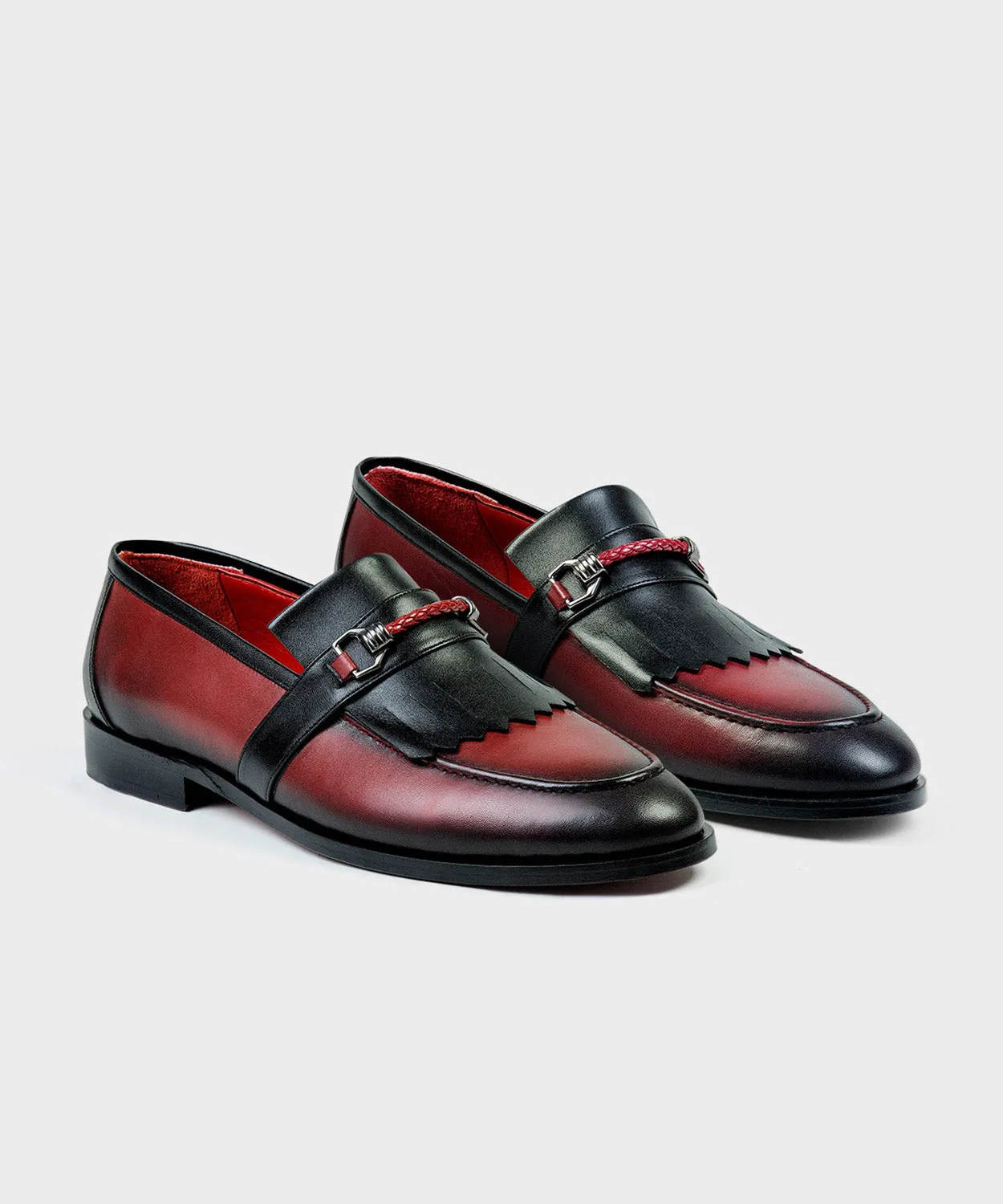 Red Leather Loafer